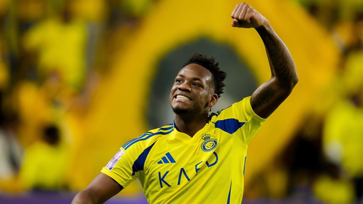 Jhon Duran akhiri puasa gol. (Foto: Twitter @AlNassrFC)