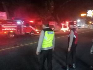 Warung Makan di Tabanan Ludes Terbakar Saat Pemilik Hendak Sahur