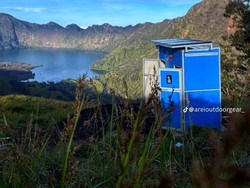 Toilet dengan View Tercantik di RI Dibangun di Gunung Rinjani