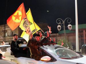 Rakyat Sambut Kesepakatan Damai Pemerintah Suriah-PKK Rakyat Sambut Kesepakatan Damai Pemerintah Suriah-PKK