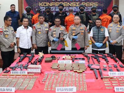 Satgas Ops Damai Cartenz Gagalkan Penyelundupan Senpi ke KKB Papua