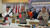 Polri Ungkap Penyelundupan Senjata Api Rakitan ke KKB Papua
