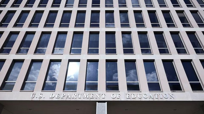 Departemen Pendidikan AS A view of the U.S. Department of Education building in Washington, D.C., U.S., February 1, 2025. REUTERS/Annabelle Gordon/File Photo Purchase Licensing Rights