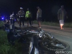 2 Motor Adu Banteng di Maros gegara Hindari Jalan Berlubang, 1 Orang Tewas