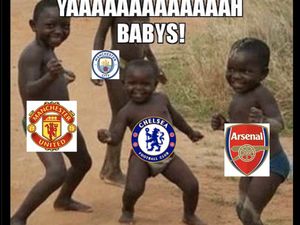 Meme: PSG Singkirkan Liverpool, Arsenal Ikut Joget