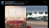 Bahkan ada yang meledek desainnya mirip salah satu hotel di Inggris. (Foto: X.com/AmosMurphy)