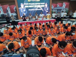 197 Tersangka Ditangkap dari 185 Kasus Dalam Operasi Pekat di Sidoarjo