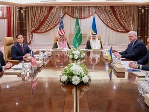 AS Lanjutkan Bantuan Militer ke Ukraina Usai Perundingan di Arab Saudi AS Lanjutkan Bantuan Militer ke Ukraina Usai Perundingan di Arab Saudi