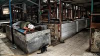 Potret Pasar Sungai Bambu Sepi Pembeli