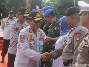 Pramono Anung Hadiri Apel Operasi Lintas Jaya di Monas