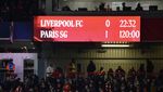 Wajah Sedih Pemain Liverpool usai Disingkirkan PSG