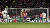 Rinciannya, Vinicius sukses ceploskan tujuh penalti di Real Madrid dan satu di Timnas Brasil. Kegagalannya dua kali di Madrid dan dua kali di Timnas Brasil (Reuters)