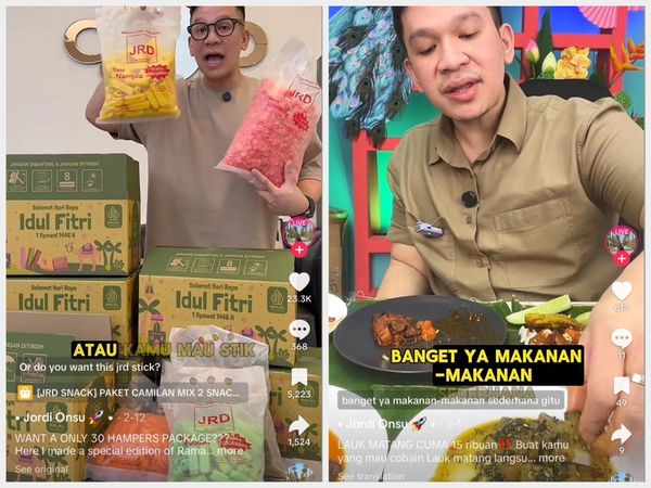 Jordi Onsu Sibuk Promosikan Lauk hingga JRD Snack di TikTok