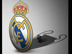 Kubu suporter Real Madrid tidak mau kalah dengan memamerkan meme ini: Atletico di bawah bayang-bayang El Real sang raja Liga Champions. Foto: dok. Internet/X (Twitter)