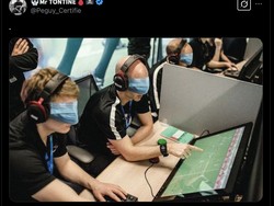 VAR dianggap buta atas keputusannya menganulir penalti Alvarez. Foto: dok. Internet/X (Twitter)