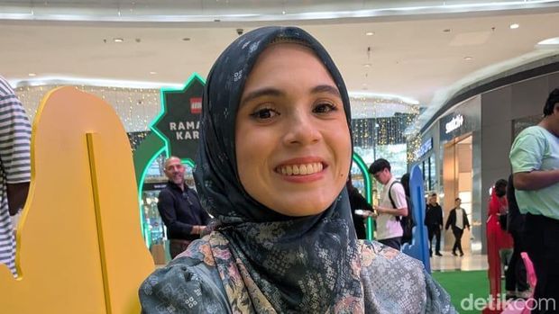Nycta Gina saat ditemui di kawasan Jakarta.