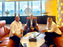 Andre Rosiade-Bupati Dharmasraya Temui Dirut Telkomsel, Bahas Pembangunan BTS