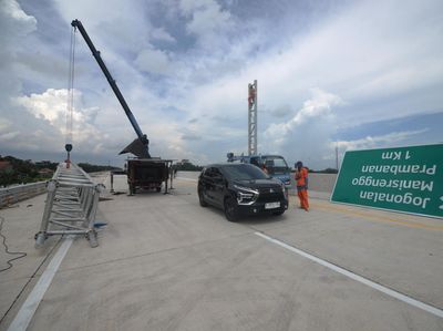Begini Persiapan Jalan Tol Fungsional Prambanan-Kalasan untuk Mudik