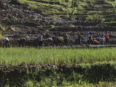 Jalur Alternatif Mudik Lebaran di Ciamis Tertimbun Tanah Longsor