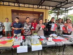81 Tersangka Ditangkap Dalam Operasi Pekat di Mojokerto