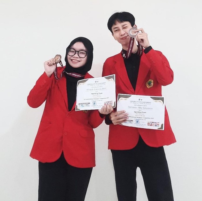 Peneliti muda dari Untag Surabaya raih medali perunggu dalam ajang Internasional persaingan International Ideapaper Festival (IIFEST) 2025