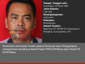 Budiyanto Warga Gunungkidul Jadi Buron Polda DIY, Ini Kasusnya Budiyanto Warga Gunungkidul Jadi Buron Polda DIY, Ini Kasusnya
