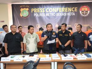 Polisi Ringkus 6 Pelaku Curanmor di Bekasi, Motor Curian Dijual Rp 2 Juta