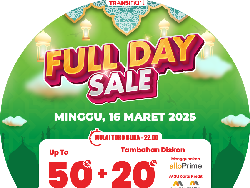 Mumpung Libur, Yuk Serbu Transmart Full Day Sale! Diskon Melimpah 50% + 20%