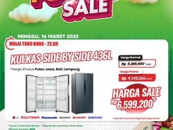 Beli Kulkas di Transmart Full Day Sale Bisa Diskon Rp 2 Jutaan