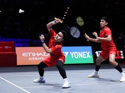 Video Momen Leo/Bagas Atasi Sabar/Reza dan Lolos ke Final All England 2025