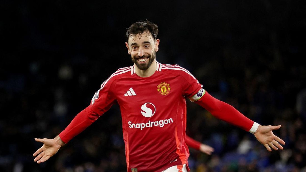 Bruno Fernandes dibujuk gabung ke Al Hilal. (Foto: REUTERS/Chris Radburn)