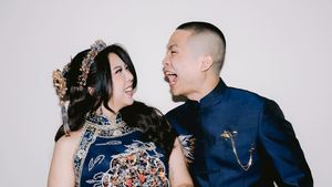 8 Foto Sangjit TikToker Cellos-Natasha Putri, Serasi Dengan Busana Khas Cina