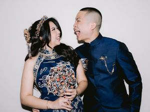 8 Foto Sangjit TikToker Cellos-Natasha Putri, Serasi Dengan Busana Khas Cina