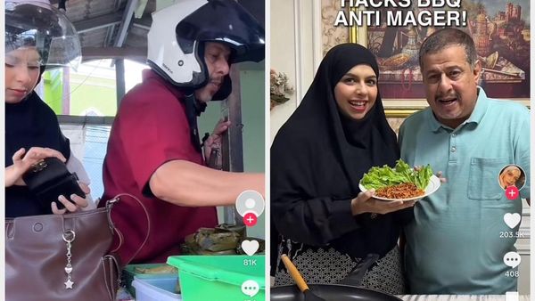 Dilla Jaidi Kompak Berburu Takjil dan Masak Bareng Pak Muh
