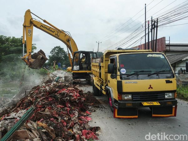 Kondisi Bantaran Kali Sepak Gabus Bekasi Usai Bangunan Liar Ditertibkan