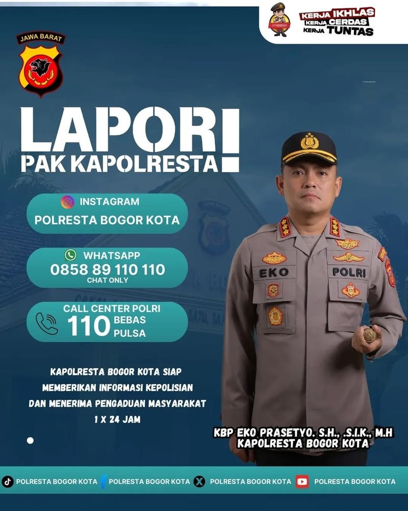 Lapor Pak Kapolresta Bogor Kota