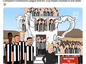 Meme Quadruple Liverpool Tinggal Kenangan