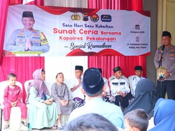 Berbagi Kebaikan Kala Ramadan, Kapolres Pekalongan Gelar Khitan Gratis