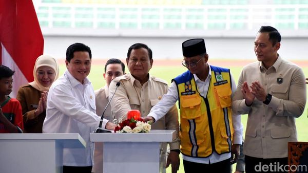 Momen Presiden Prabowo Subianto Resmikan 17 Stadion di Indonesia