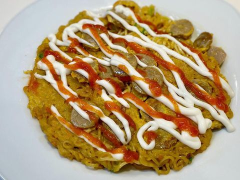Resep Omelet Mie Instan