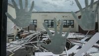Atap Sekolah SD di Cikarang Rusak Parah Diterjang Angin Puting Beliung