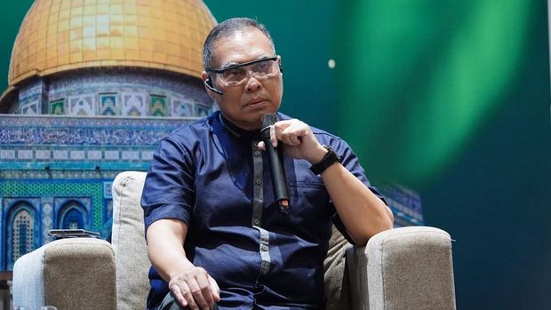 Guru Besar UI, Hikmahanto Juwana, dalam program Ifthar Talk di Jakarta, Selasa (18/3/2025).