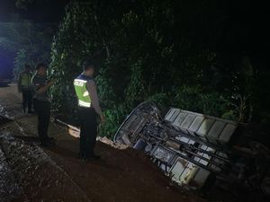 3 Fakta Bus Rombongan Pengajian Terguling di Wonogiri Tewaskan 1 Penumpang