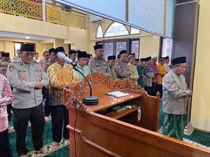 Doa Polres Mojokerto untuk 3 Polisi Lampung yang Gugur