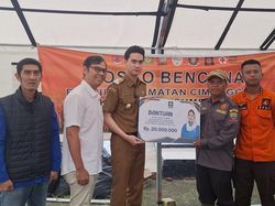Bantuan Mengalir untuk Penanganan Banjir di Cimanggung Sumedang