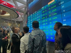 Dasco Pimpin Rombongan DPR Sambangi BEI di Tengah IHSG Anjlok