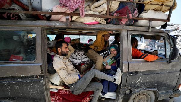 Belum Lama Pulang, Warga Gaza Kembali Mengungsi