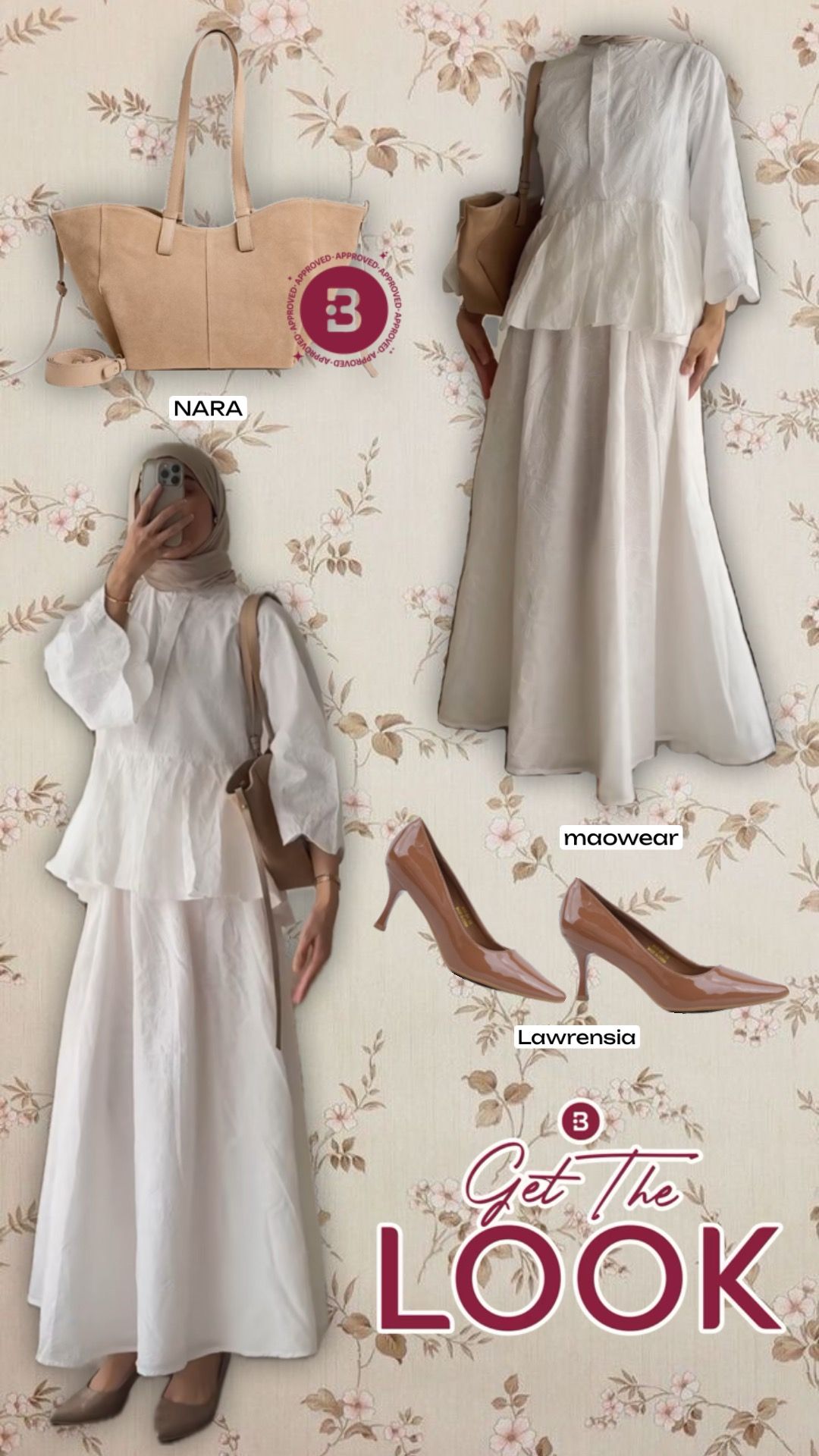 Get The Look: Tampil Elegan dengan Nuansa Putih saat Lebaran ala Pamela Agatha