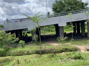 Kolong Jembatan Kapuas 1 Jadi Permukiman, Satpol PP Turun Tangan