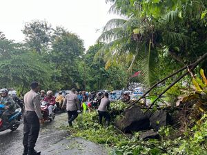 Cuaca Ekstrem di Tabanan dan Klungkung: Pohon Tumbang, Bangunan Pura Roboh Cuaca Ekstrem di Tabanan dan Klungkung: Pohon Tumbang, Bangunan Pura Roboh